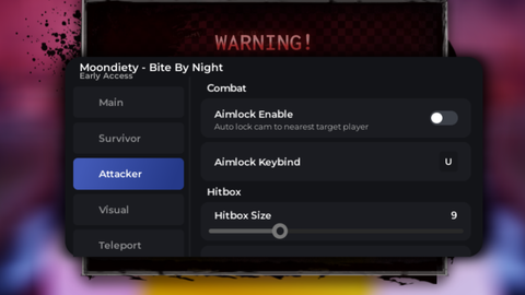 Auto Win + Money Farm, Kill All, Aimbot and 70+ features - Bite By Night [⏳] script preview