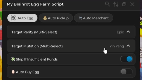 [💸] My Brainrot Egg Farm