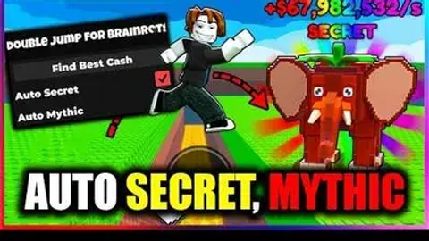 CRACKED Auto Secret - +1 double jump for Brainrots! script preview
