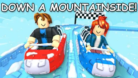 Bobsled Ride Down a Mountainside