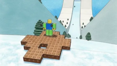 Draw A Sleigh & Slide Downhill