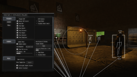 esp aimbot - Project Delta script preview