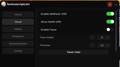 fer4ixzlol Script ESP/Tracers/AutoSpin/MoveInAir - Volleyball Legends script preview