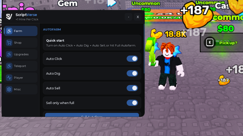 +1 Mine Per Click ⛏️