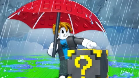 Escape Rain For Lucky Blocks