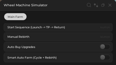 Wheel Machine Simulator