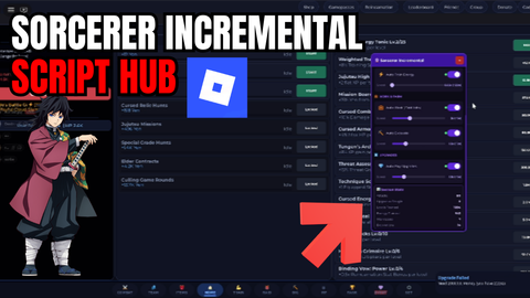 Script Hub - Sorcerer Incremental script preview