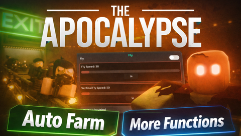 Auto Farm More Functions Free Key - The Apocalypse script preview
