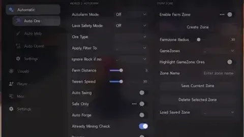 WORLD4 UPDATED wings Auto Mine Auto Mob Auto Sell - The Forge [⛩️UPD] script preview