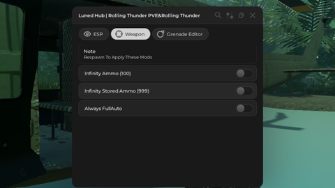 Rolling Thunder PVE