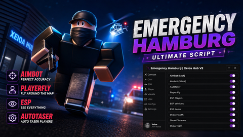 Script OP NoKey Mobile and Pc Suporrted - Emergency Hamburg script preview