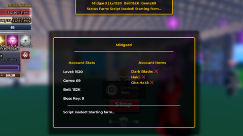 Midgard hub - [🍀2x Luck🍀] Sailor Piece script preview