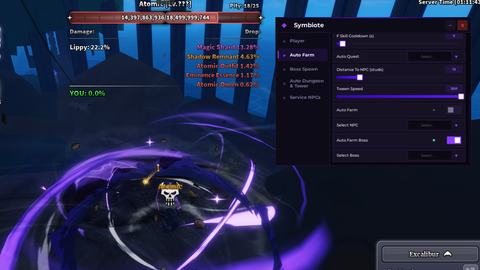 [KEY NEEDED] [FREE] | AUTO FARM | AUTO TOWER | Symbiote - [❄️Ice Update🧊] Sailor Piece script preview