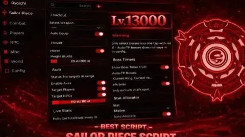 Ryoichi CRACKED SOB - [🌊Sea 2 Update🥚] Sailor Piece script preview