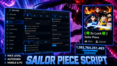 [🍀2x Luck🍀] Sailor Piece