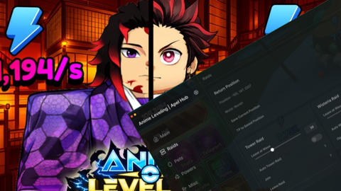 Auto Tower Auto Raid Auto Farm Auto Open Auto Gacha and more - [🐰EASTER] Anime Leveling script preview