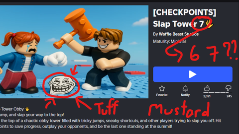 [CHECKPOINTS] Slap Tower 7🖐️