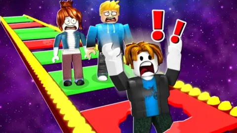 Impossible Glass Bridge Obby! (Squid Game)