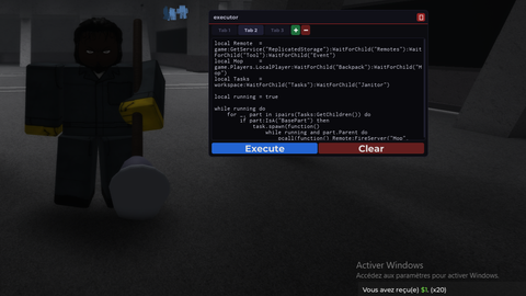 JANITOR AUTO TASK - PRISON RP script preview