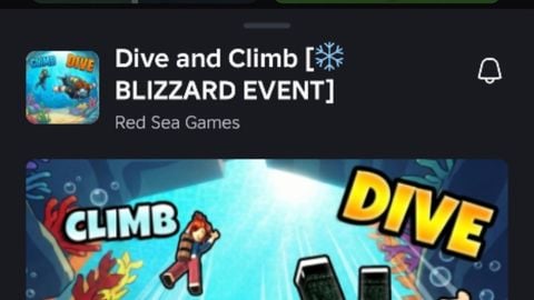 Dive and Climb [❄️ BLIZZARD EVENT]