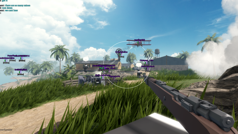 Humanoid HUB aimbot esp - Airship Assault script preview