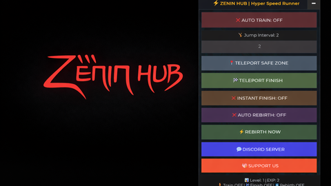 free script auto train - [⚡] Hyper Speed Runner script preview