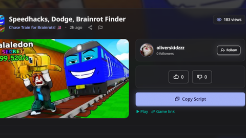 Chase Train for Brainrots! 🚂 