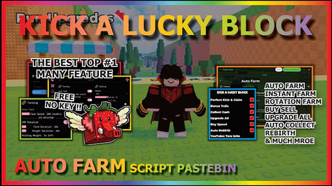 HJXA Hub - Kick a Lucky Block script preview