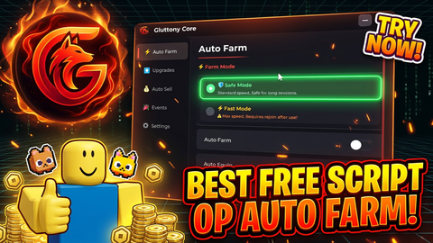 Best Free auto everything script by Gluttony Core - Kick a Lucky Block script preview
