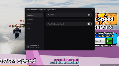 Speed Keyboard Escape AutoWin AutoWalk Undetected Script - [UPD] +1 Speed Keyboard Escape | Candy &amp; Chocolate script preview