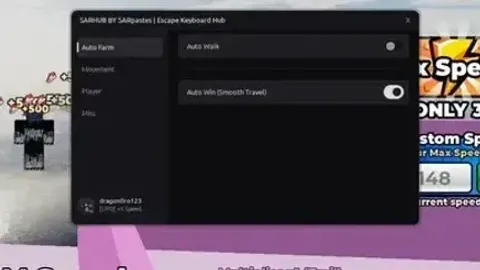 Speed Keyboard Escape AutoWin AutoWalk Undetected Script - [🐰] +1 Speed Keyboard Escape | Candy & Chocolate script preview