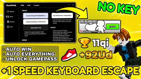 [X10] +1 Speed Keyboard Escape | Candy & Chocolate
