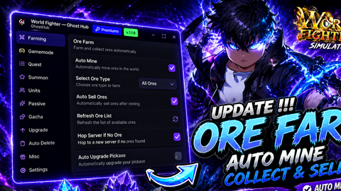 Best script Ever seen support all devices - [UPDATE 2] World Fighters script preview