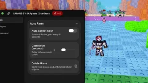 Cut Gras For Bralnrot undetected script auto collect - Cut Grass for Brainrots script preview