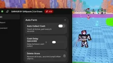 Cut Gras For Bralnrot undetected script auto collect - [6H] Cut Grass for Brainrots script preview