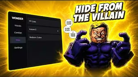 HIDE FROM THE VILLAIN