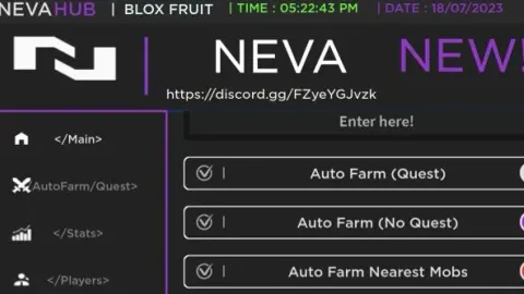 Neva Hub Blox Fruit Script